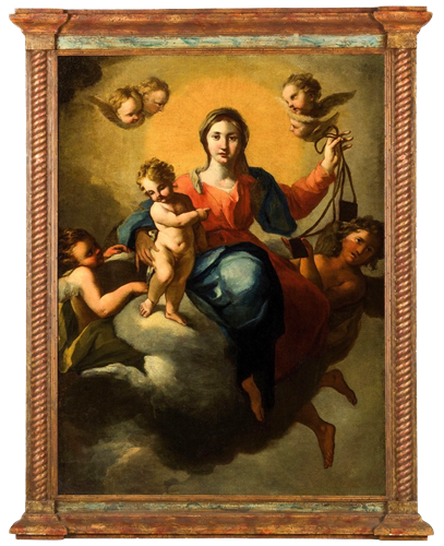 Madonna in gloria col Bambino ed Angeli
